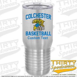 Colchester Youth Basketball 20oz Vacuum Insulated Tumbler