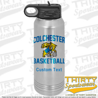 Colchester Youth Basketball 30oz Double Insulated Water Bottle