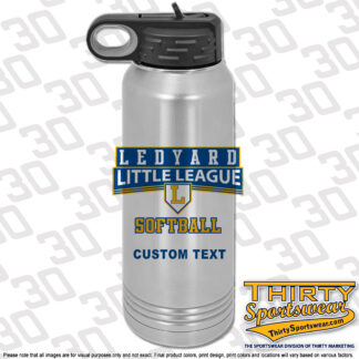 Ledyard Little League 30oz Water Bottle